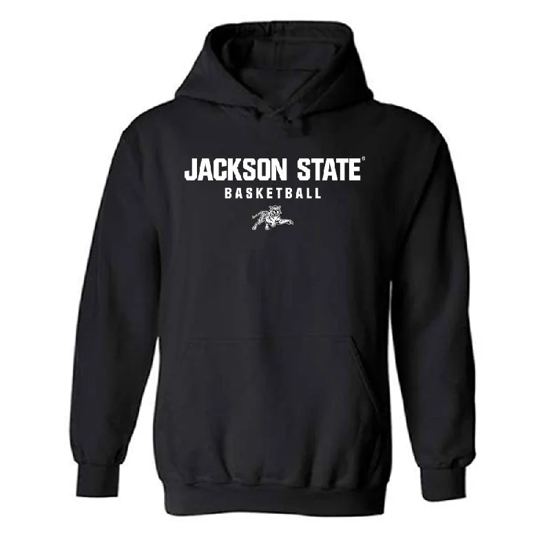 Jackson State - NCAA Women's Basketball : Amaya Barnes - Hooded Sweatshirt Hoodie with Drawcord Adjustable Secure Jackson State - NCAA Women's Basketball : Amaya Barnes - Hooded Sweatshirt Hoodie with Drawcord Adjustable Secure