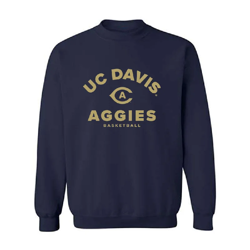 UC Davis - NCAA Women's Basketball : Ryann Bennett - Classic Shersey Crewneck Sweatshirt Hoodie with Embroidery Detailed Premium UC Davis - NCAA Women's Basketball : Ryann Bennett - Classic Shersey Crewneck Sweatshirt Hoodie with Embroidery Detailed Premium