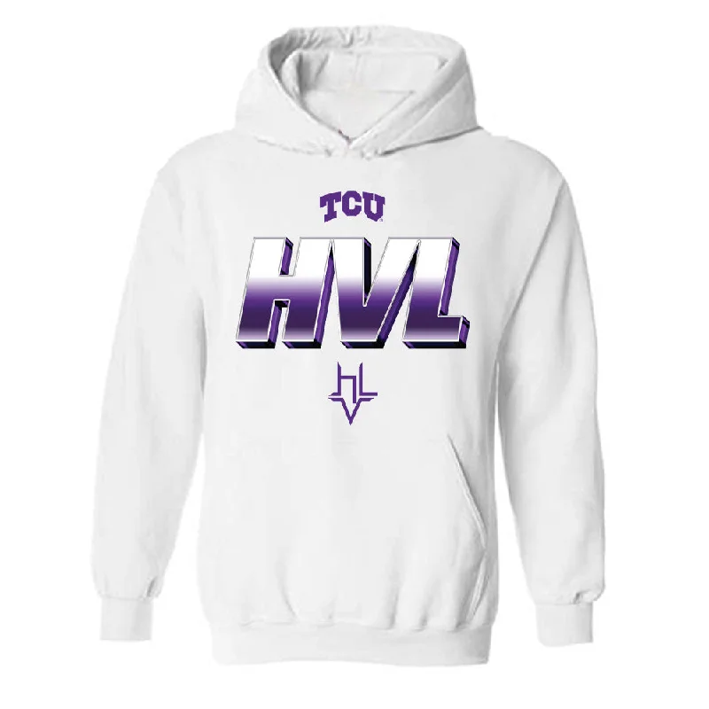 TCU - NCAA Women's Basketball : Hailey Van Lith - Classic Shersey Hooded Sweatshirt Hoodie with Distressed Vintage Worn TCU - NCAA Women's Basketball : Hailey Van Lith - Classic Shersey Hooded Sweatshirt Hoodie with Distressed Vintage Worn