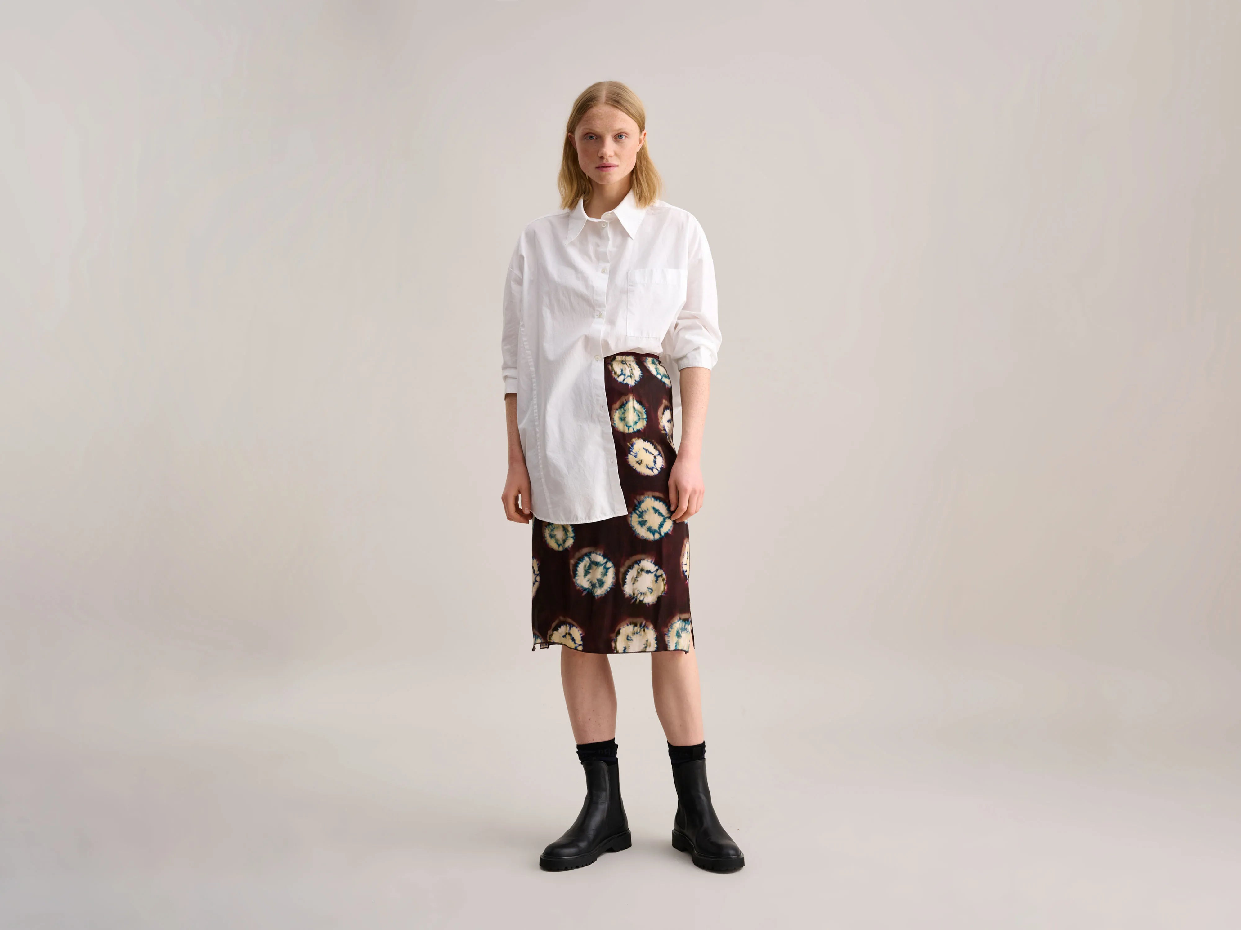Texas Skirt (232 / W / DISPLAY B) linen skirt airy