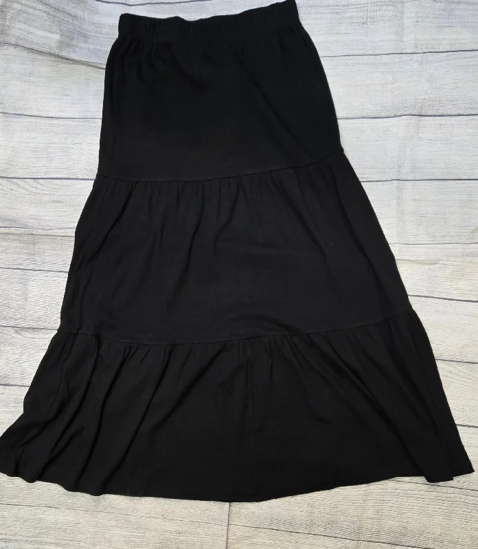 Keren Hart Black Skirt high slit skirt