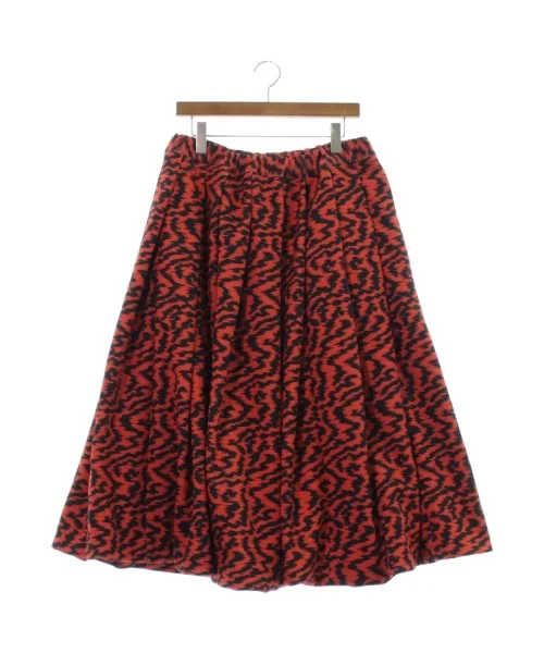 COMME des GARCONS Knee length skirts velvet skirt rich