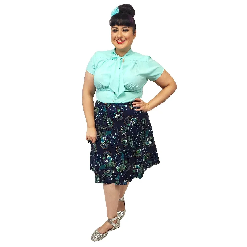 Banned Proud Peacock Skirt cashmere skirt soft