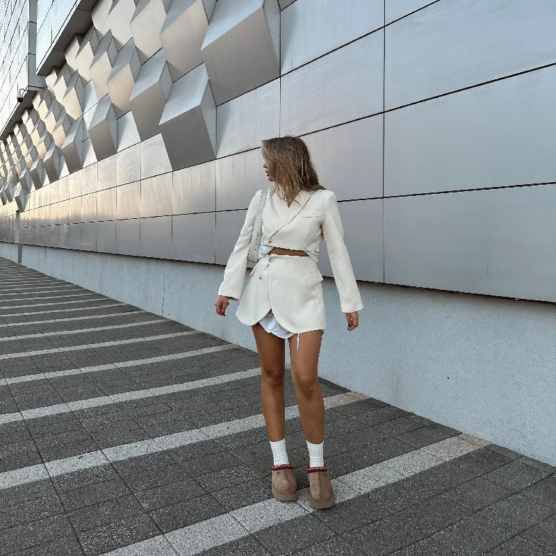 KARA MINI SKIRT SET belted skirt waist