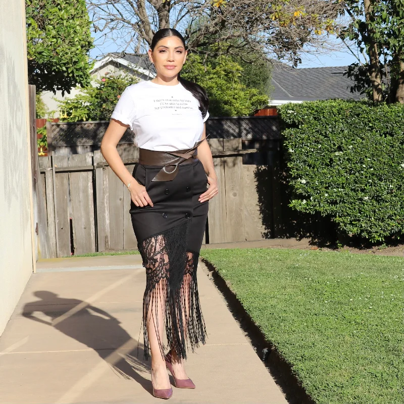 SINDY -Gabrielle Skirt- velvet skirt luxury