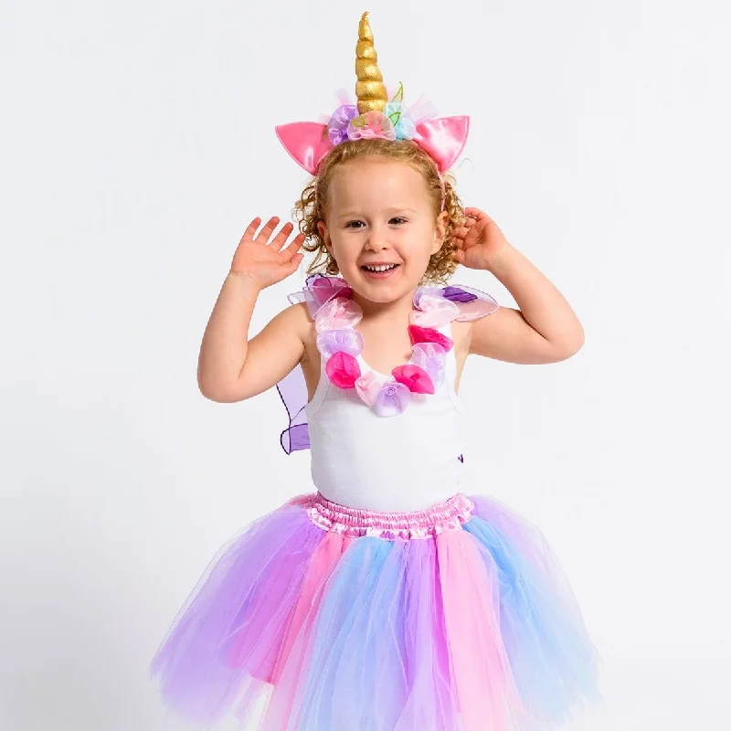 Unicorn Play Set - Skirt and Headband silk skirt lustrous