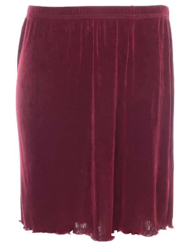 Beyond Retro Reworked Brooke Lycra Mini Skirt chiffon skirt floaty