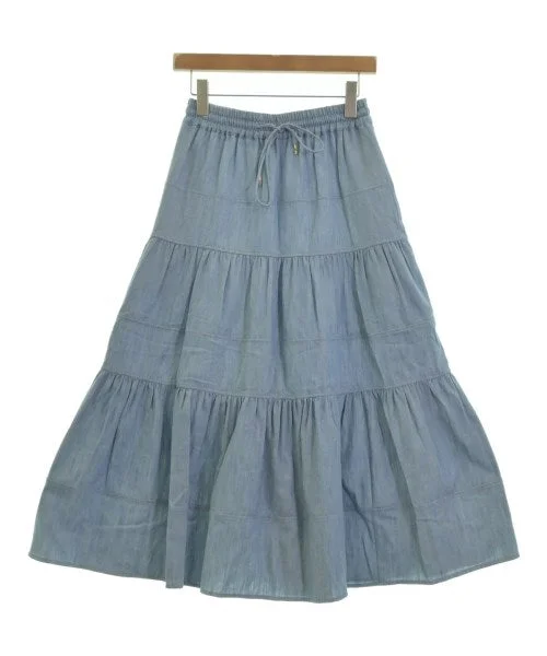 CELINE Long/Maxi length skirts lace skirt intricate