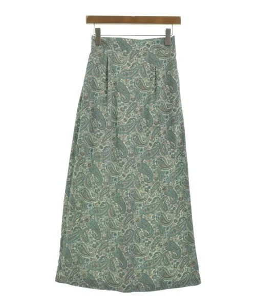 COQULE Long/Maxi length skirts patchwork skirt art