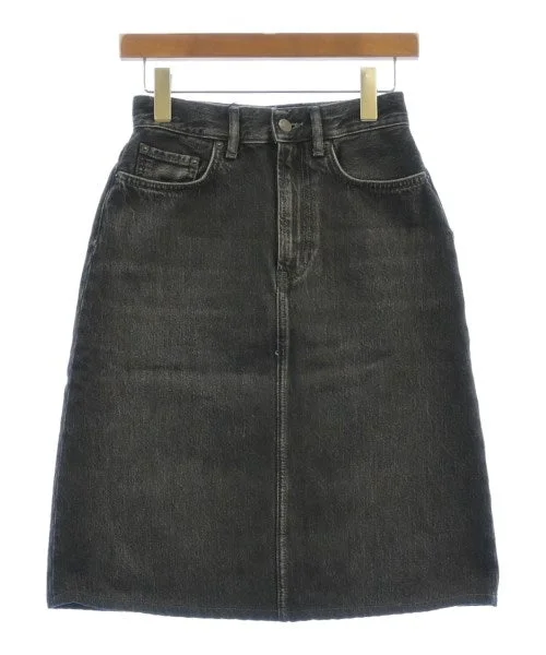 Acne Studios Knee length skirts cashmere skirt soft