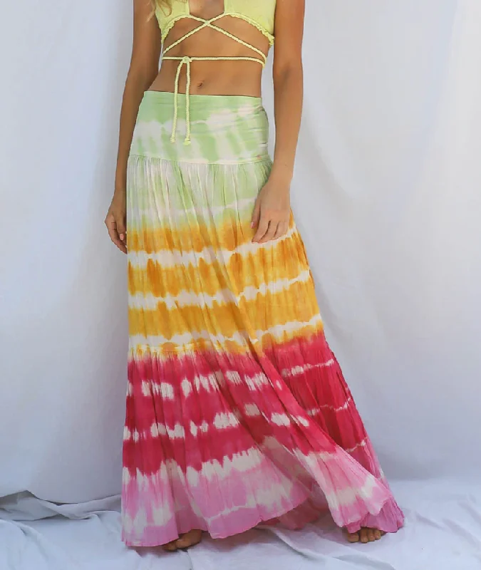 HIgh Hopes Maxi Skirt silk skirt smooth