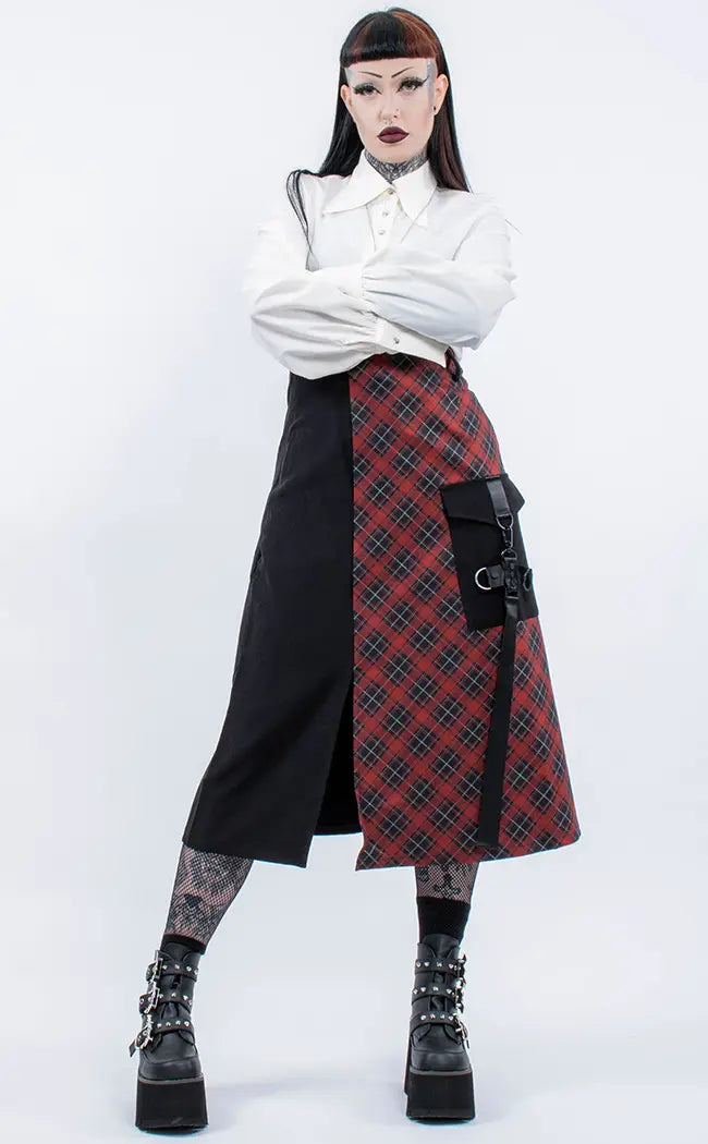 Guinevere Midi Skirt elastic waist skirt