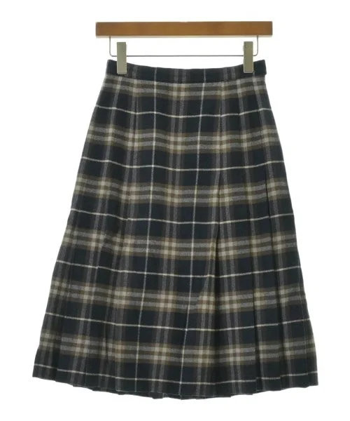BURBERRY Long/Maxi length skirts pleated skirt texture