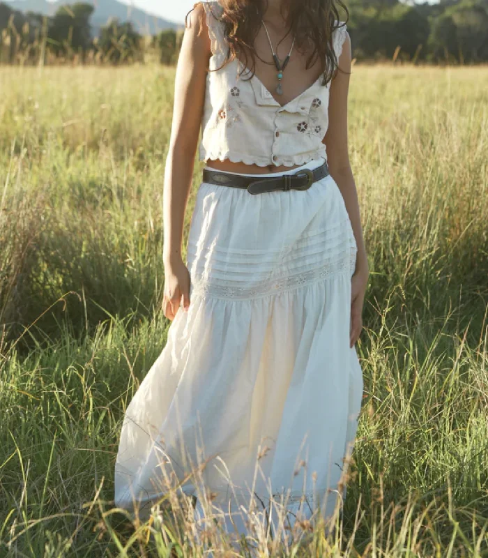 Golden Brown- Touching Souls Skirt silk skirt sleek