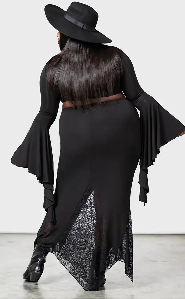 Aramina Skirt [Plus-Size] belted skirt waist