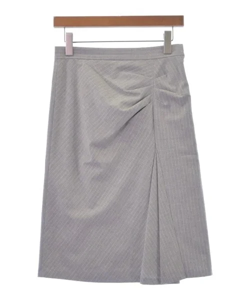 COUP DE CHANCE Knee length skirts linen skirt breathable