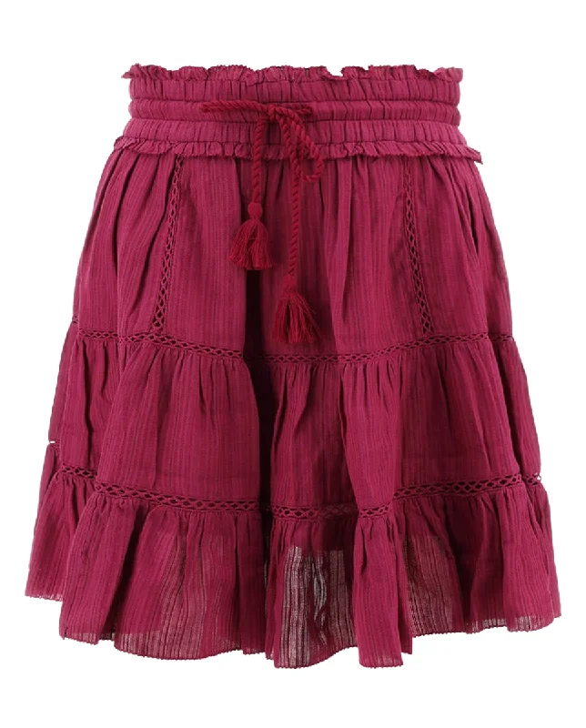 Lioline Skirt Orchid corduroy skirt durable