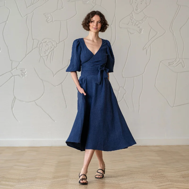 Linen Skirt Evelyn lace skirt intricate