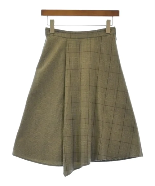 COUP DE CHANCE Knee length skirts cashmere skirt soft