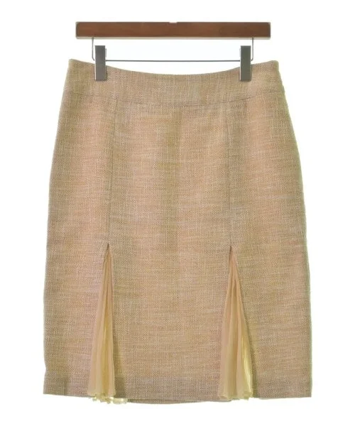 Blue Les Copains Knee length skirts leather skirt sleek