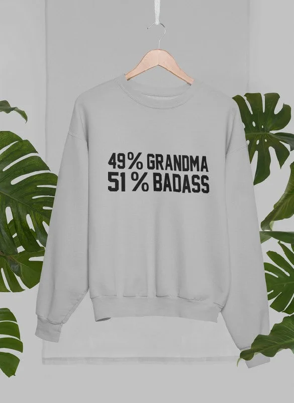 49% Grandma 51% Badass Sweat Shirt