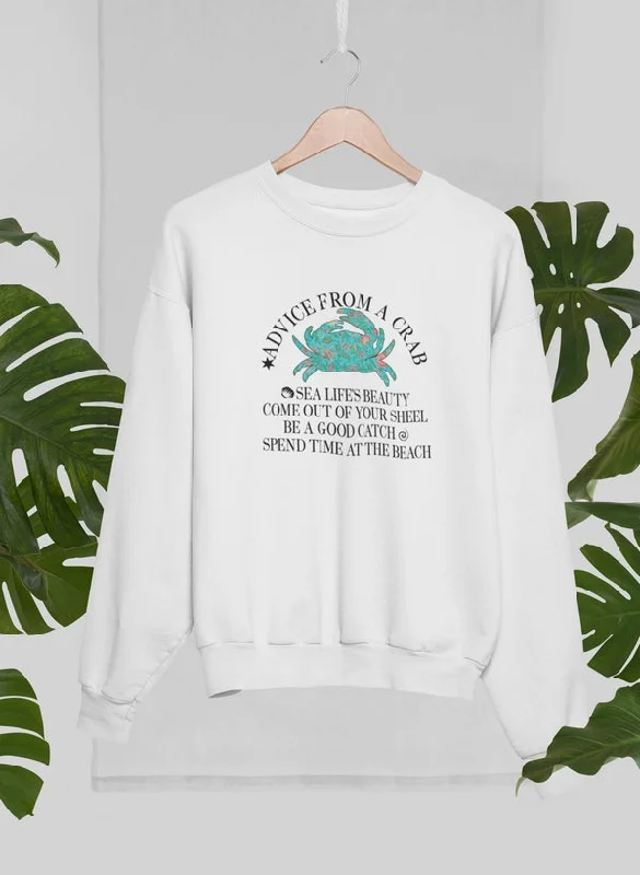 Advice From A Crab Sweat Shirt