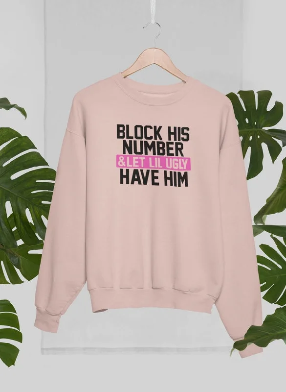 Block His Numbe Sweat Shirt