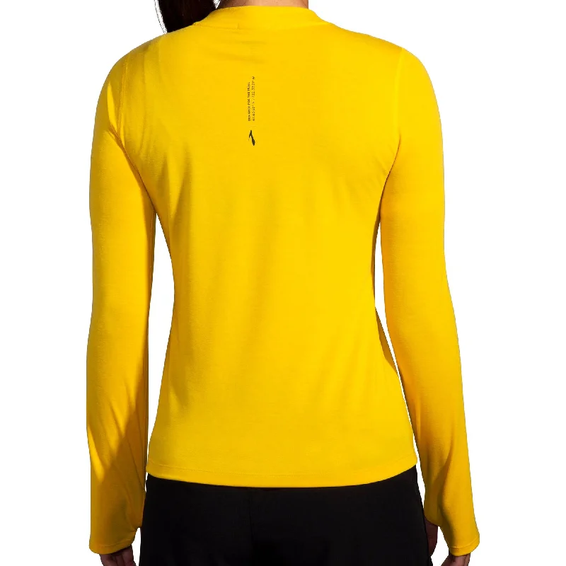 Brooks High Point Long Sleeve Womens Running Top - Yellow