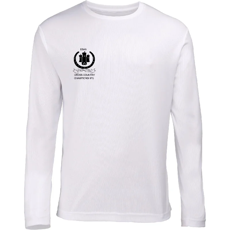 More Mile Vision ESAA Pontefract 2024 Championships Running Top - White