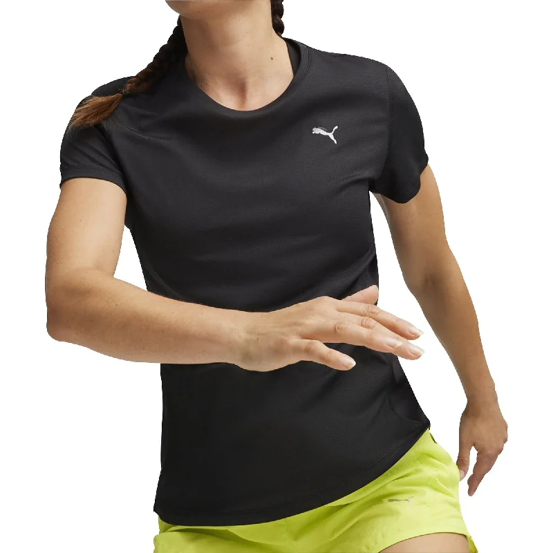 Puma Run Favourite Velocity Short Sleeve Womens Running Top - Black