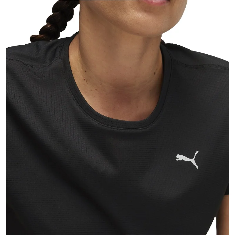 Puma Run Favourite Velocity Short Sleeve Womens Running Top - Black