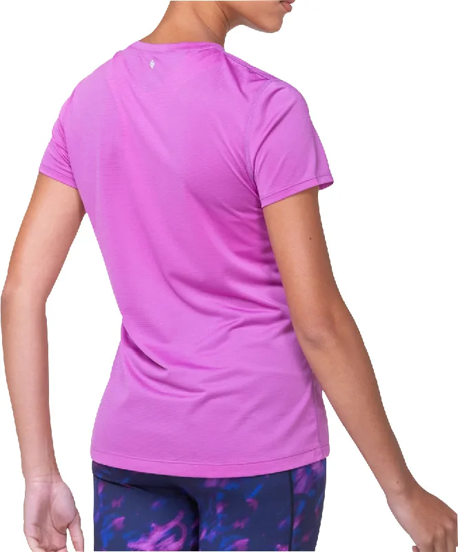 Ronhill Tech Short Sleeve Womens Running Top - Pink