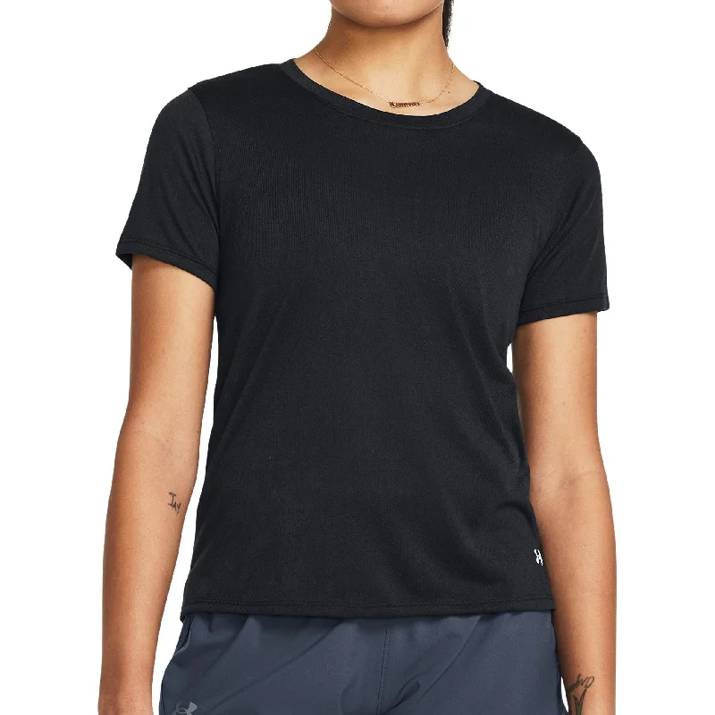 Under Armour Launch Splatter Short Sleeve Womens Running Top - Black