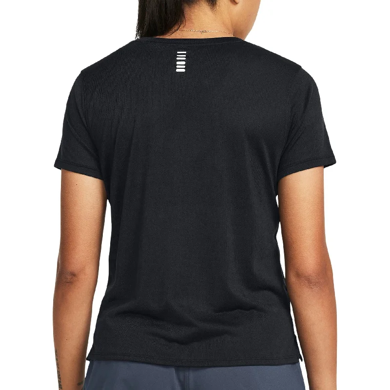 Under Armour Launch Splatter Short Sleeve Womens Running Top - Black