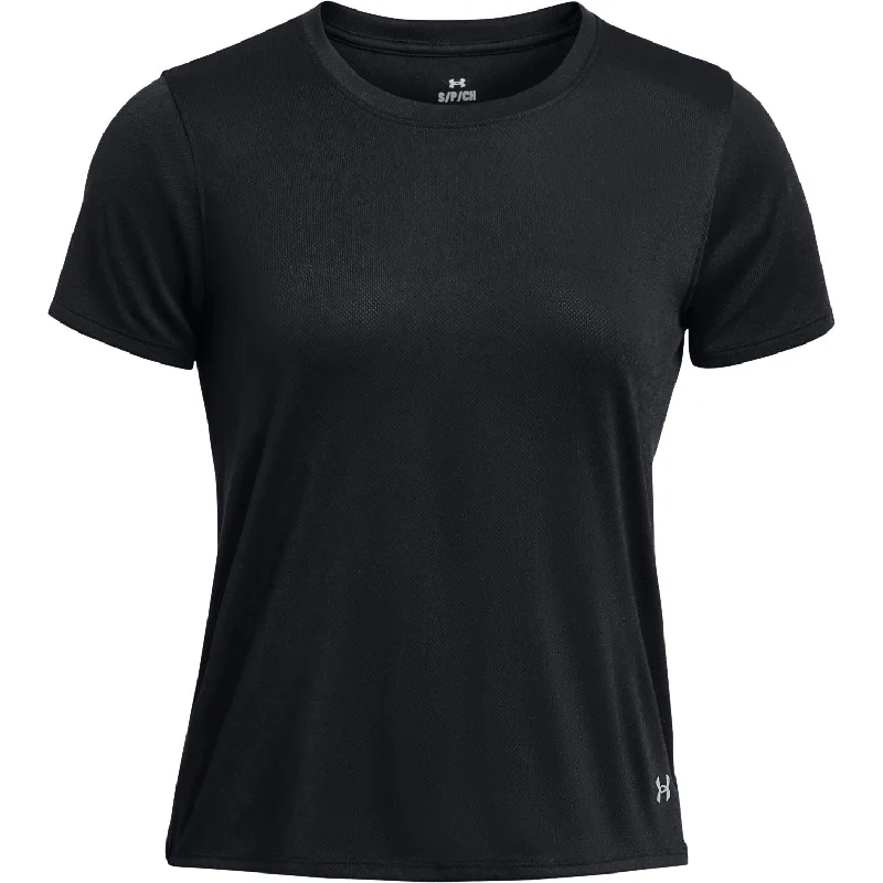 Under Armour Launch Splatter Short Sleeve Womens Running Top - Black