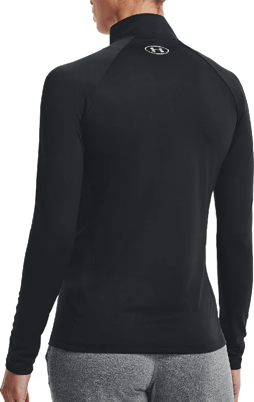 Under Armour Tech Half Zip Long Sleeve Womens Training Top - Black