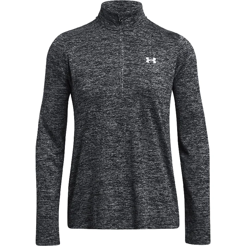 Under Armour Tech Twist Half Zip Long Sleeve Womens Training Top - Black