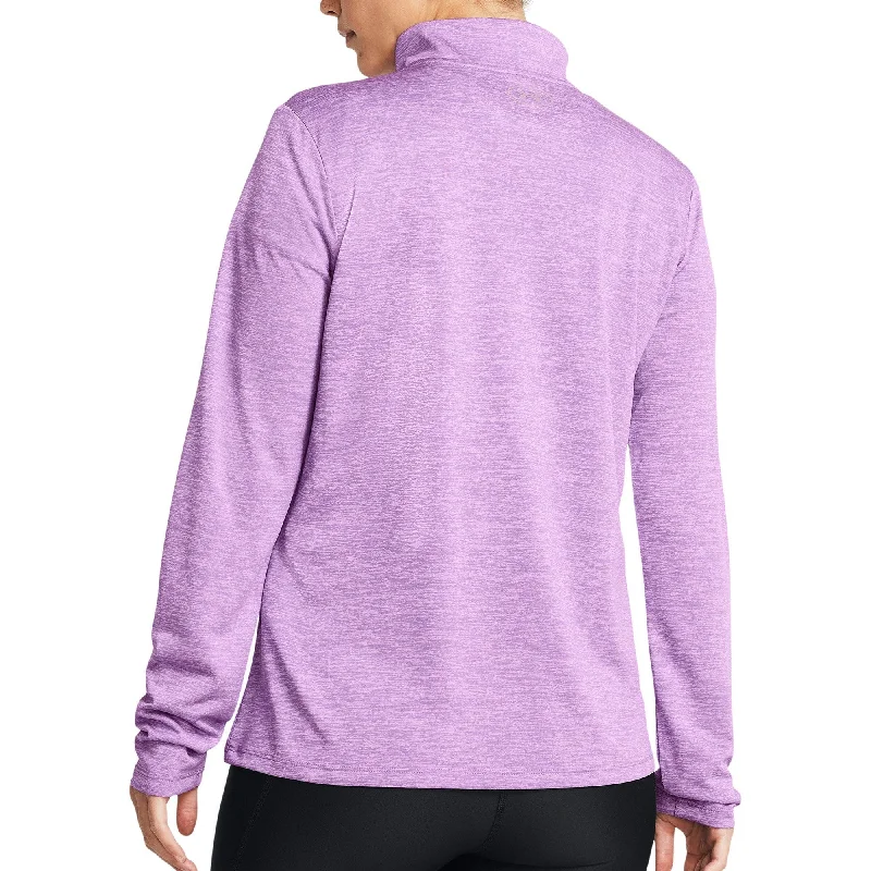 Under Armour Tech Twist Half Zip Long Sleeve Womens Training Top - Purple