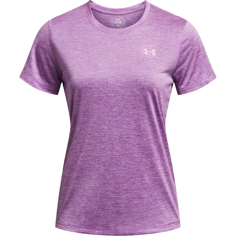 Under Armour Tech Twist Short Sleeve Womens Training Top - Purple