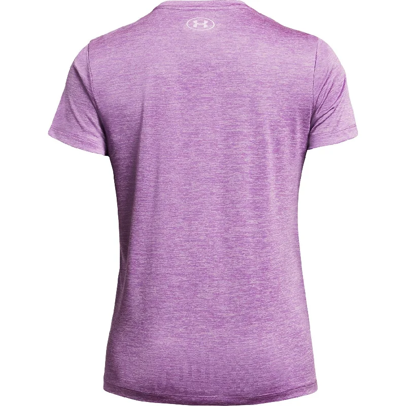 Under Armour Tech Twist Short Sleeve Womens Training Top - Purple