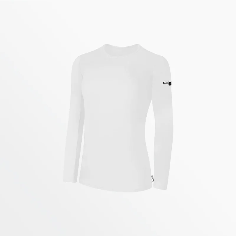 WOMEN'S BASICS LONG SLEEVE COTTON TEE