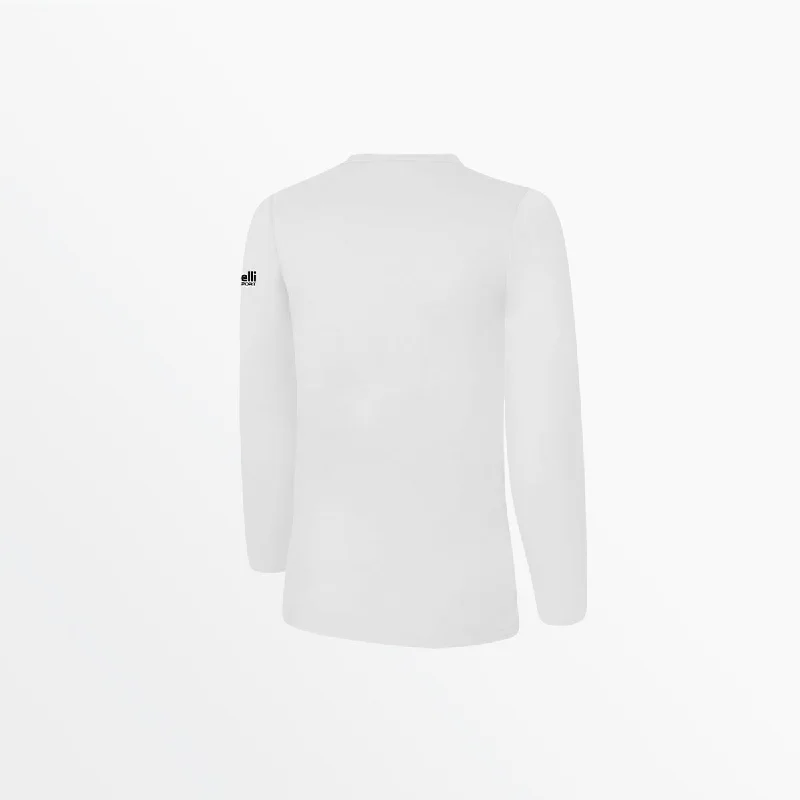 WOMEN'S BASICS LONG SLEEVE COTTON TEE