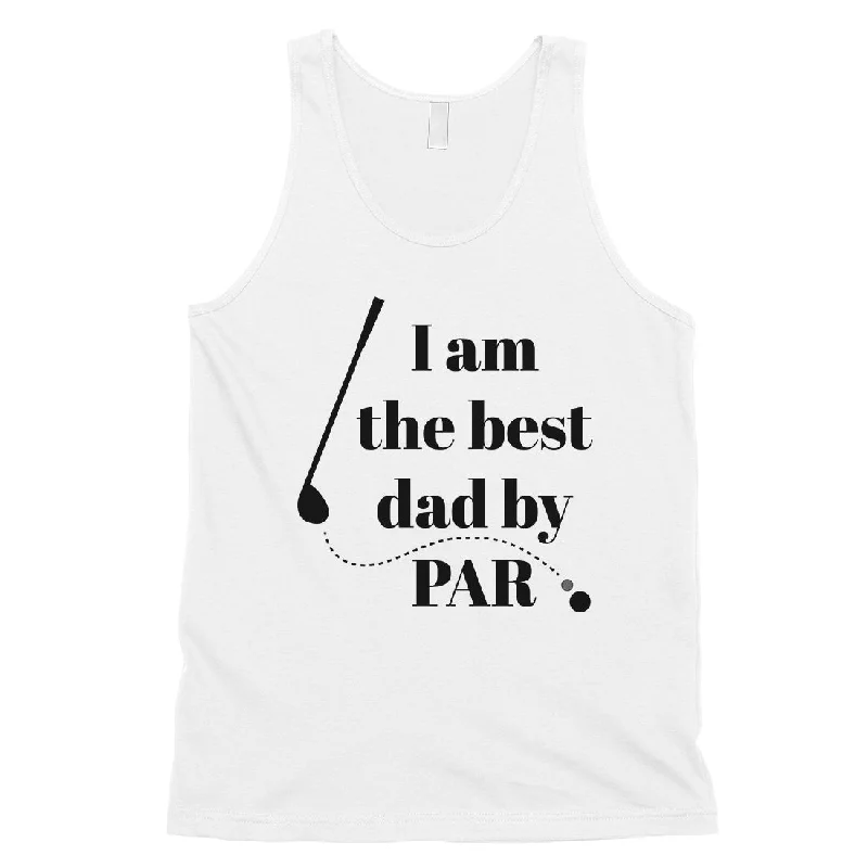 Best Dad By Par Golf Mens Sleeveless Top