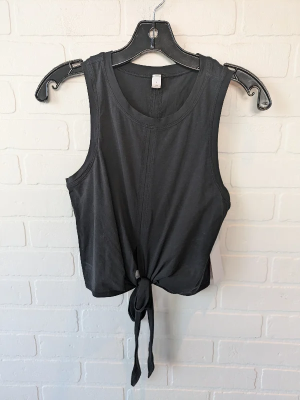 Black Athletic Tank Top Lululemon, Size S