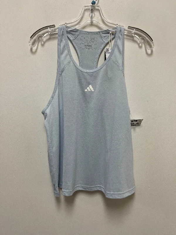 Blue Athletic Tank Top Adidas, Size S