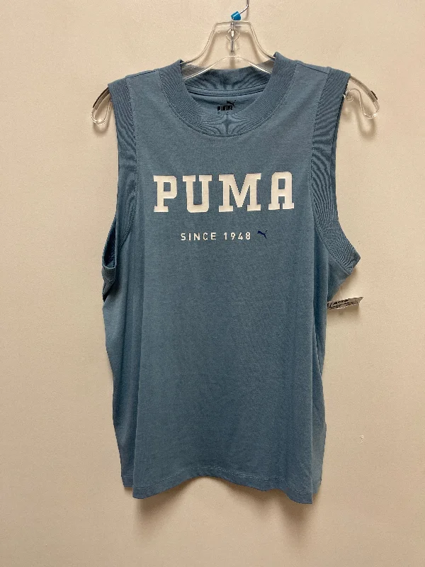 Blue Athletic Tank Top Puma, Size M