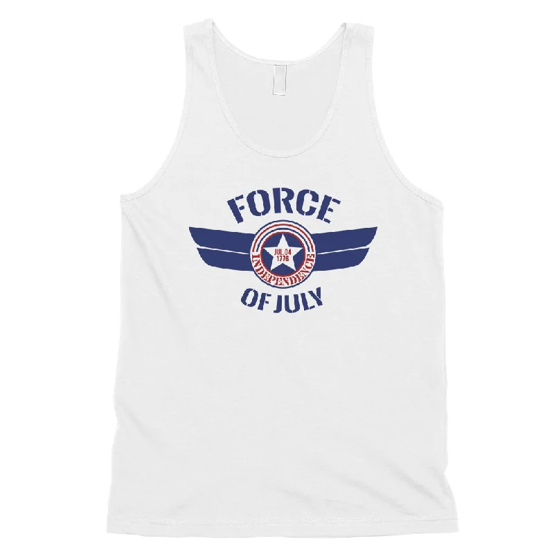 Force Of July Mens US Army Tank Top Workout Gift For 4th of July