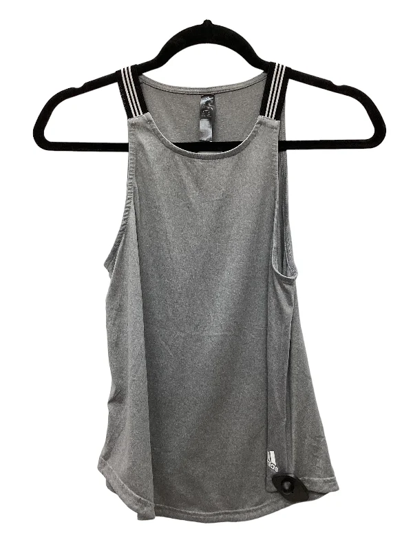 Grey Athletic Tank Top Adidas, Size Xs