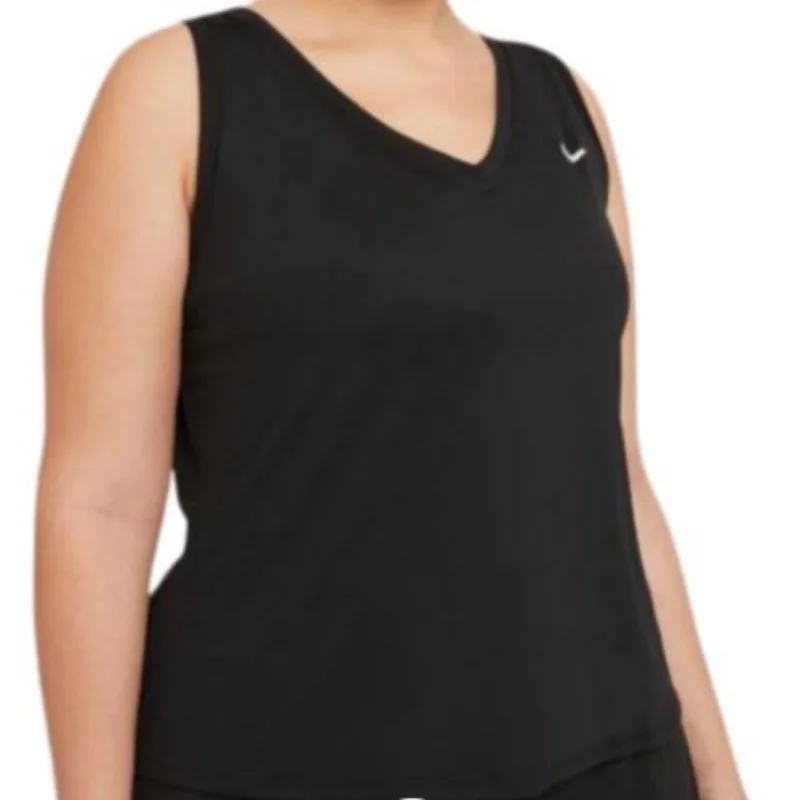 Nike Womens Court Victory Tank - Black/White