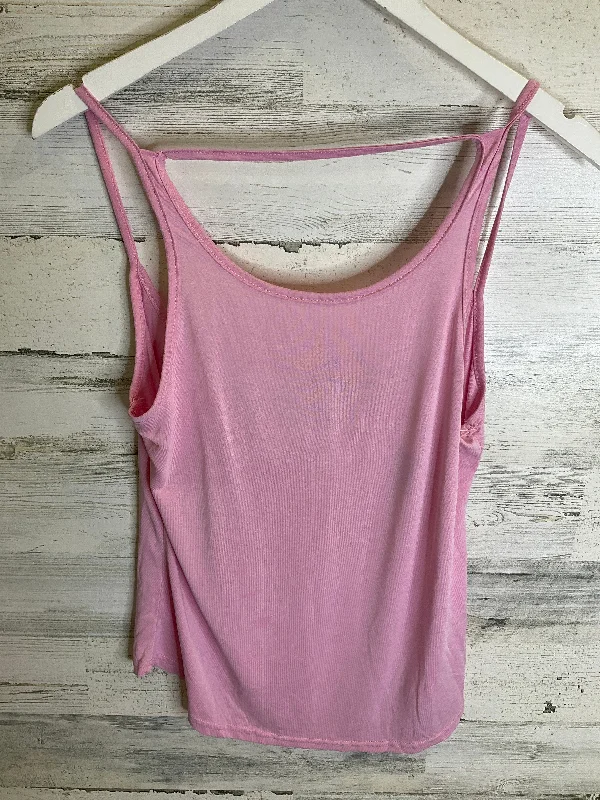 Pink Athletic Tank Top Clothes Mentor, Size S